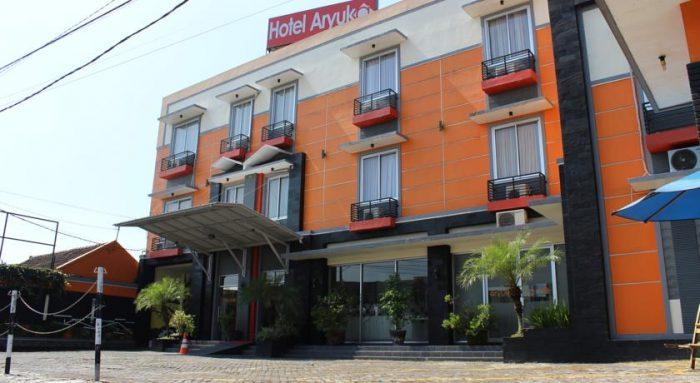Tampak Depan Aryuka Hotel Jogja